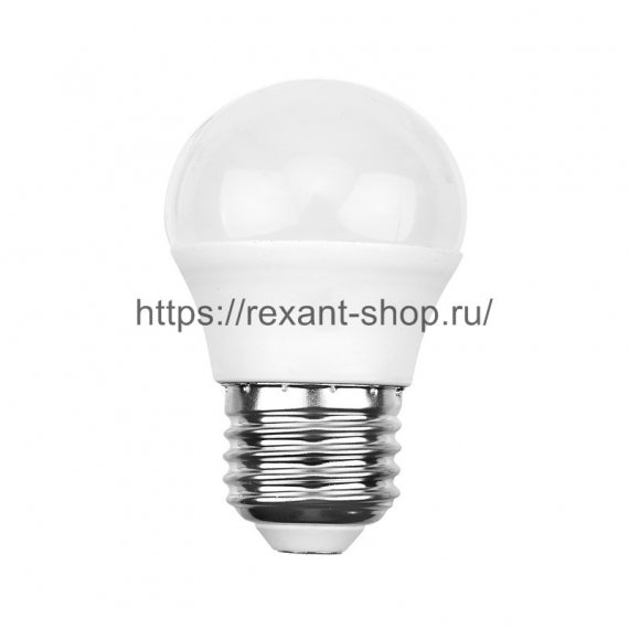 Фотография товара 'Rexant Лампа светодиодная Шарик (GL) 11,5 Вт E27 1093 лм 2700 K, 604-043'