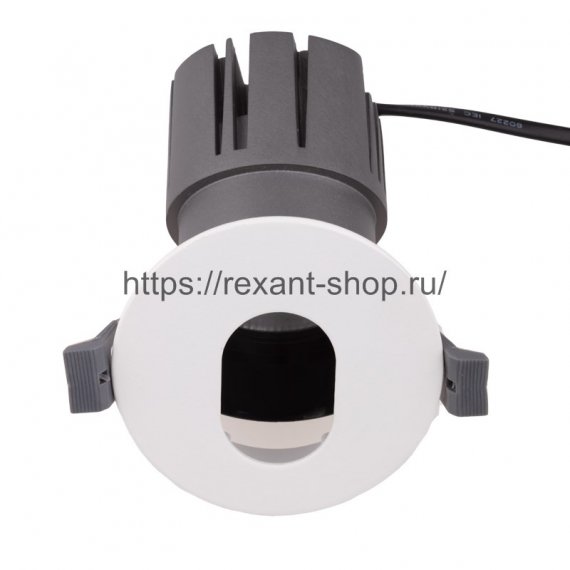 Фотография товара 'Rexant Светильник встраиваемый поворотный Horeca Dark Light с антиослепляющим эффектом 12 Вт 4000 К Oval LED, 615-1004'