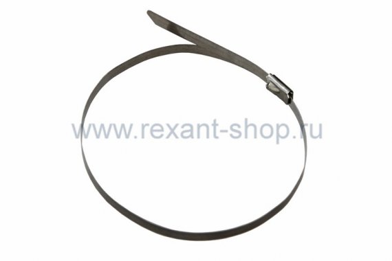 Фотография товара 'Rexant Хомут стальной 4.6 х 200 мм 07-0208'