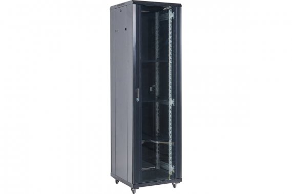 Фотография товара 'Rexant 04-4288-211 Шкаф телекоммуникационный напольный 19" 42U 800×800мм'