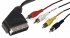 Фотография товара 'Rexant Шнур SCART х 4 RCA 1.0 м 17-1401'
