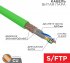 Фотография товара 'Rexant 02-0326 Кабель витая пара S/FTP, CAT 6A, PVC LS нг(А)-LSLTx, 4х2х0,575 мм, 23AWG'