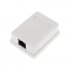 Фотография товара 'Rexant Рoзетка компьютерная внешняя, 1-порт RJ-45 (8P8C), UTP неэкранированная, категория 6, 03-0132'
